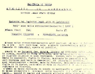 Documento familiar histórico